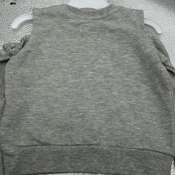 Hudson cold shoulder heather gray sweatshirt size 2T - Picture 4 of 4